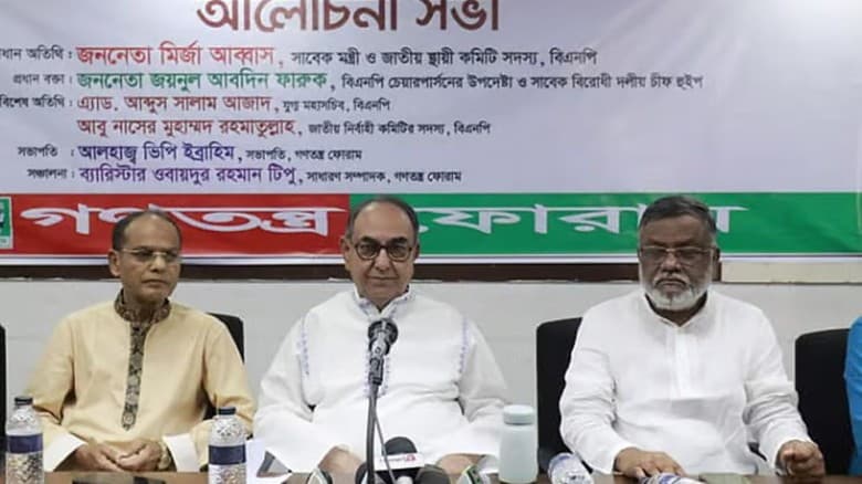 প্রধান উপদেষ্টাকে সতর্ক থাকার আহ্বান মির্জা আব্বাসের