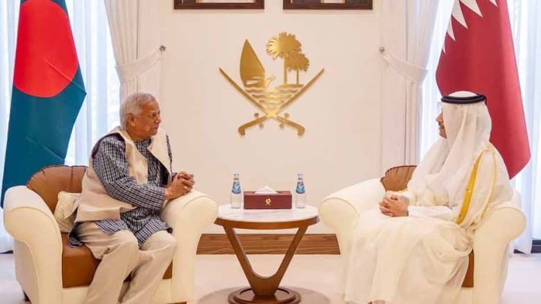 বাংলাদেশ পুনর্গঠনে সব ধরনের সহায়তার আশ্বাস কাতারের প্রধানমন্ত্রীর