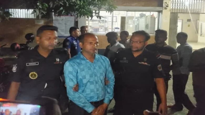 দিনাজপুরে র‌্যাবের হাতে আটক এনসিপি নেতা