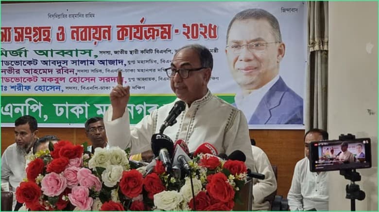 নির্বাচন পিছিয়ে জাতির সর্বনাশের ষড়যন্ত্র চলছে :মির্জা আব্বাস
