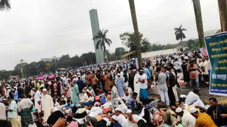 ফজরেই পূর্ণ জামায়াতের সমাবেশস্থল সোহরাওয়ার্দী উদ্যান