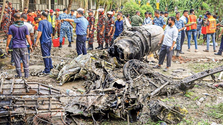 মাইলস্টোন স্কুলে বিমান দুর্ঘটনায় আরও এক শিক্ষার্থীর মৃত্যু