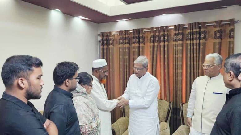 মাইলস্টোন ট্র্যাজেডি : নিহত পাইলট তৌকিরের বাসায় বিএনপির প্রতিনিধিদল