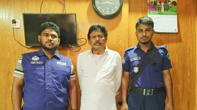 শ্বশুরবাড়ি থেকে গ্রেপ্তার আওয়ামী লীগ নেতা
