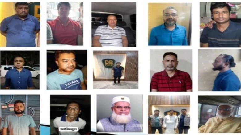 আওয়ামী লীগ ও অঙ্গ সংগঠনের ২১ নেতাকর্মী গ্রেপ্তার