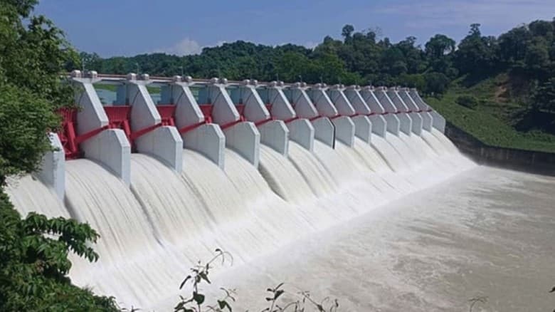 খুলে দেয়া হলো কাপ্তাই বাঁধের ১৬ জলকপাট