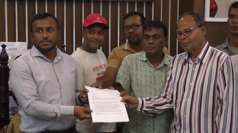 ভবদহের জলাবদ্ধতা নিরসনে ৬দফা দাবিতে স্মারকলিপি