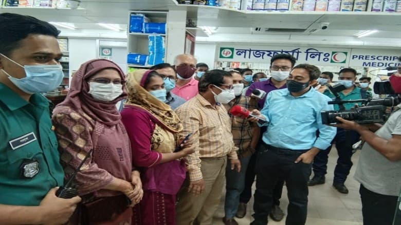 নকল ওষুধ বিক্রির অভিযোগে লাজ ফার্মাকে ৫ লাখ টাকা জরিমানা