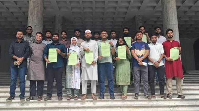 ডাকসুতে ‘ডিইউ ফার্স্ট’ প্যানেল ঘোষণা, নেতৃত্বে মাহিন সরকার ও খালিদ