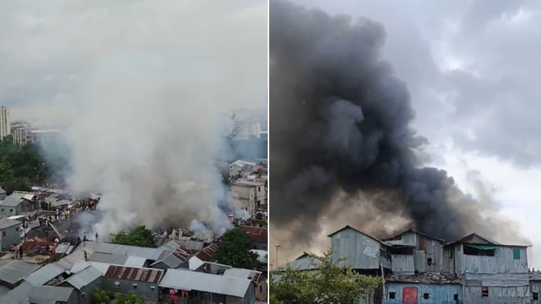 মহাখালীর সাততলা বস্তির আগুন নিয়ন্ত্রণে