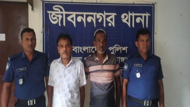 জীবননগরে নাশকতা মামলায় আ.লীগের সাবেক চেয়ারম্যান গ্রেপ্তার
