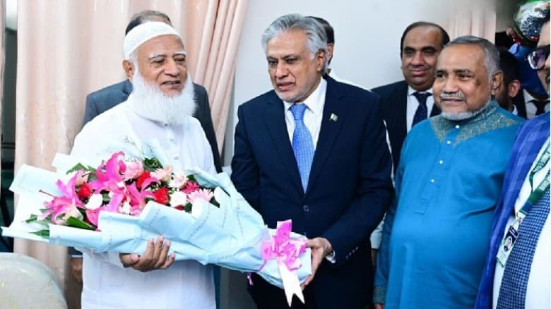 জামায়াত আমিরের স্বাস্থ্যের খোঁজ নিলেন পাকিস্তানের পররাষ্ট্রমন্ত্রী ইসহাক দার