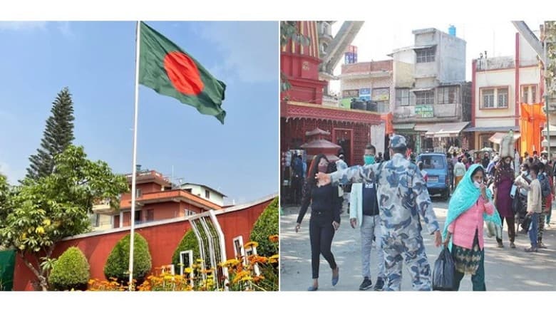 নেপালে বাংলাদেশিদের ঘরে অবস্থানের পরামর্শ দূতাবাসের