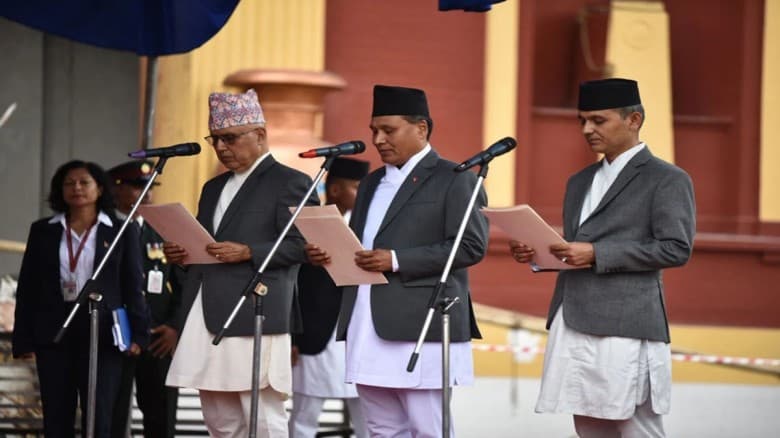 নেপালের নতুন তিন মন্ত্রীর শপথ, উপেক্ষিত জেন জি-দের আপত্তি