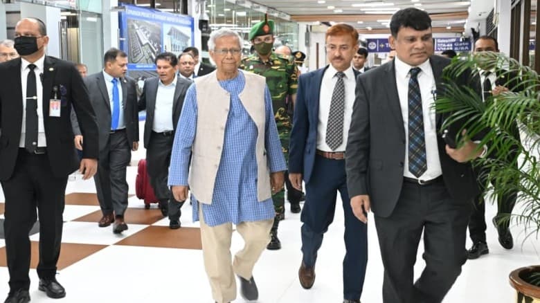 জাতিসংঘ অধিবেশনে যোগ দিতে প্রধান উপদেষ্টার ঢাকা ত্যাগ