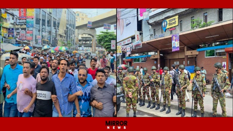 খামারবাড়িতে ছাত্রলীগের ঝটিকা মিছিলের প্রস্তুতিকালে শতাধিক নেতা-কর্মী আটক