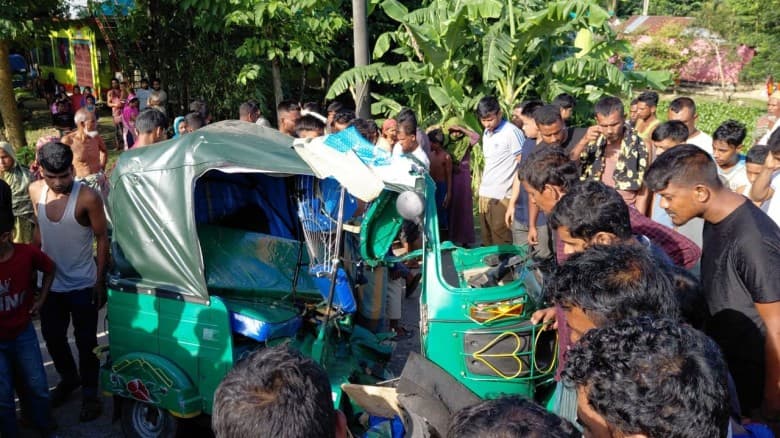 সুনামগঞ্জ-সিলেট মহাসড়কে ট্রাক-সিএনজি দুর্ঘটনায় ৩ জনের মৃত্যু