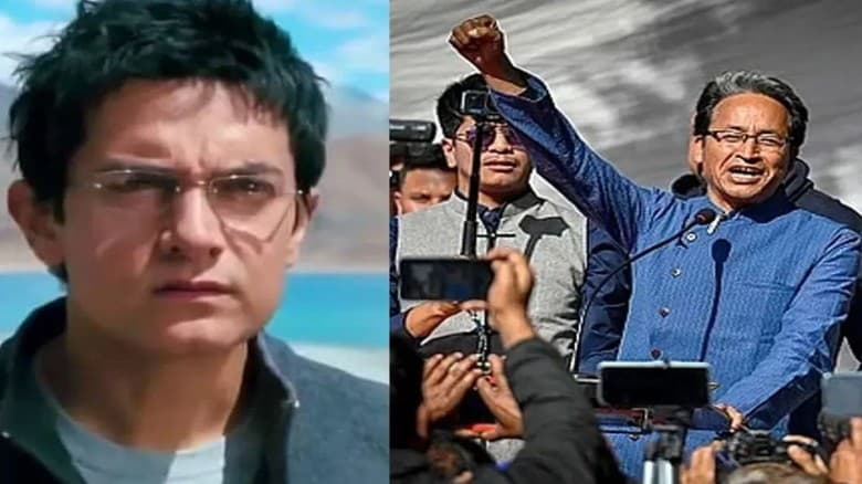 লাদাখে আন্দোলনের নেপথ্যে ‘থ্রি ইডিয়টস’-এর ফুনসুক ওয়াংড়ু