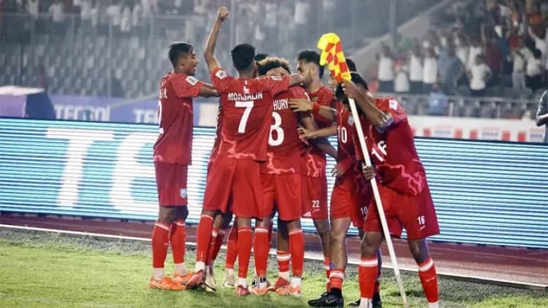 ৭ গোলের ম্যাচে হংকংয়ের কাছে বাংলাদেশের হার