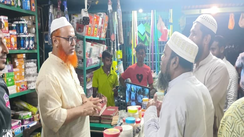 জয়পুরহাট-১ আসনে জামায়াত প্রার্থী ফজলুর রহমান সাইদের গণসংযোগ
