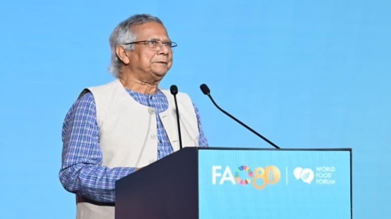 ক্ষুধামুক্ত বিশ্ব গঠনে প্রধান উপদেষ্টার ৬ দফা প্রস্তাব