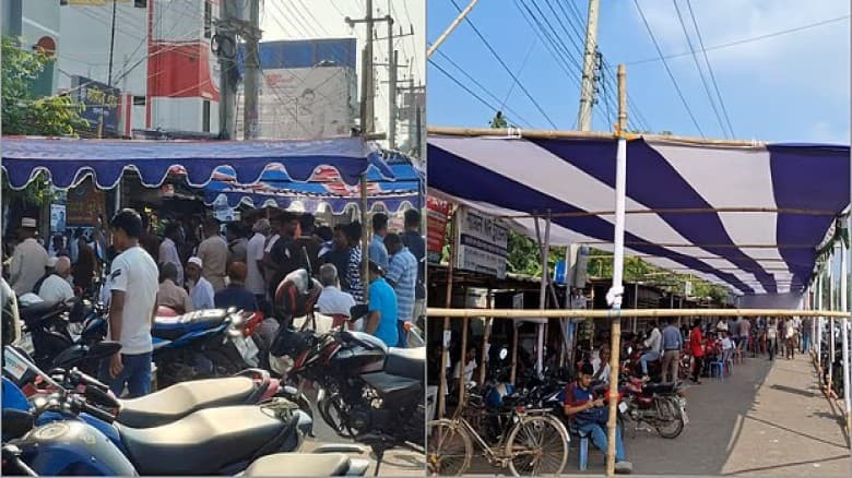 রাকসু নির্বাচন ঘিরে ক্যাম্পাসের বাইরে জামায়াত–বিএনপির নেতা–কর্মীদের অবস্থান
