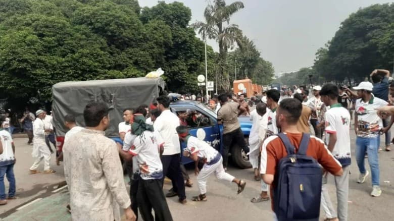 উত্তপ্ত সংসদ ভবন, জুলাই যোদ্ধা-আইনশৃঙ্খলা বাহিনীর সংঘর্ষ,