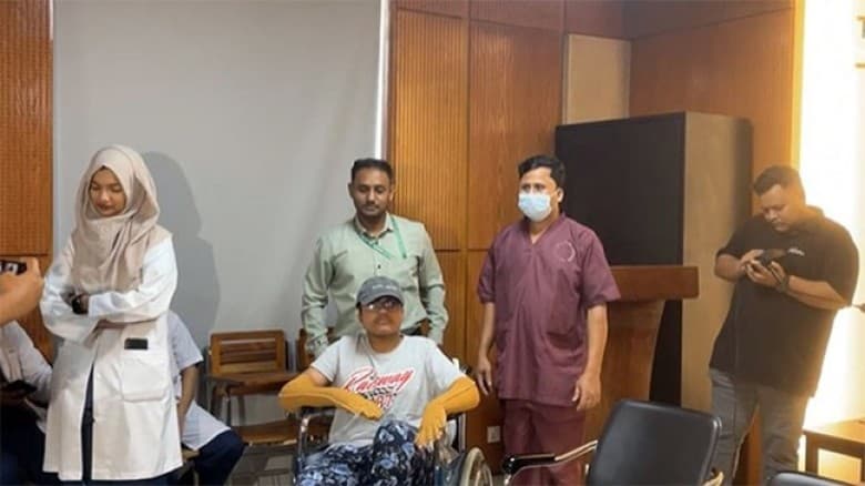 ৯৭ দিন পর বাসায় ফিরলো মাইলস্টোন স্কুলের শিক্ষার্থী নাভিদ