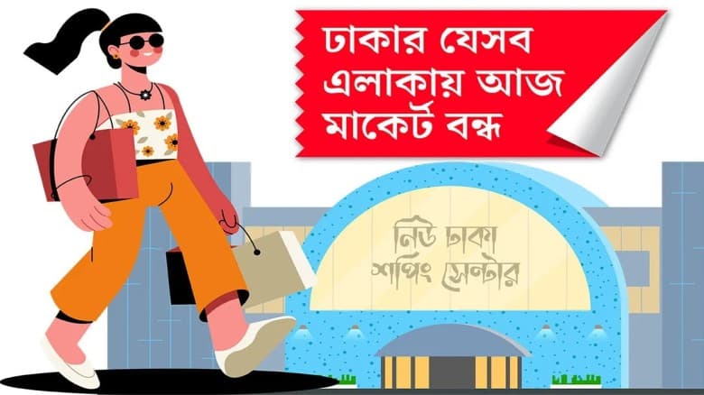 মঙ্গলবার রাজধানীর যেসব এলাকার মার্কেট বন্ধ