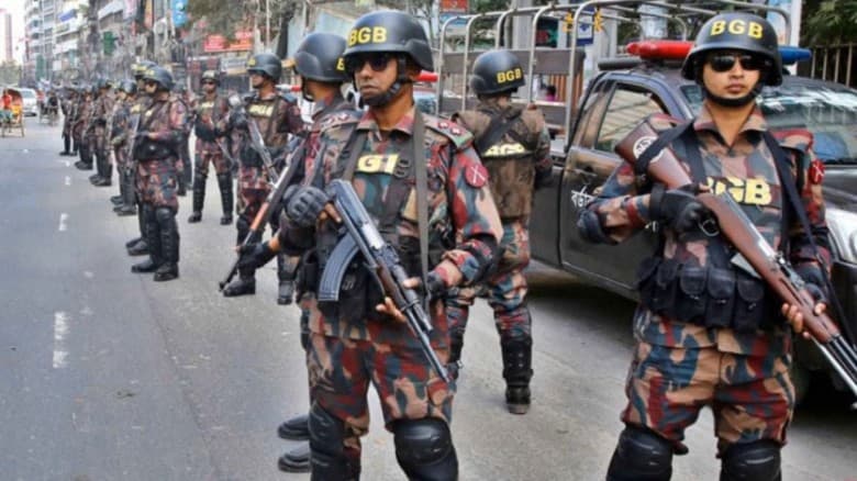 ঢাকা ও আশপাশের জেলায় ১৪ প্লাটুন বিজিবি মোতায়েন