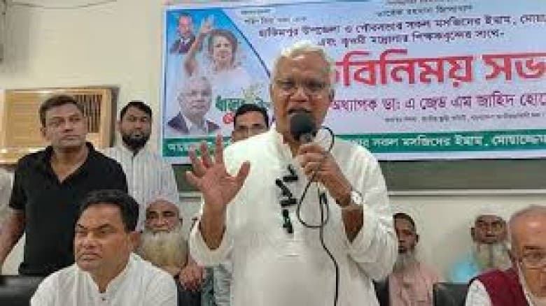 প্রধান উপদেষ্টার ঘোষণাকে স্বাগত জানালেন ডা. জাহিদ