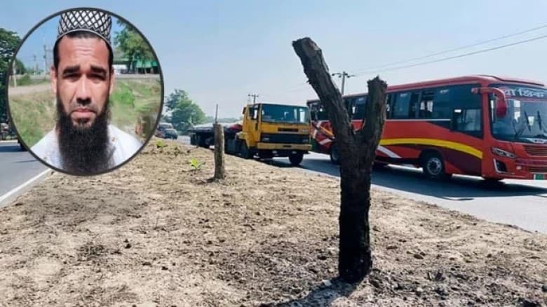 আবর্জনার মতো লাগে’ বলে অর্ধশত বকুলগাছ কাটা ব্যক্তি গ্রেপ্তার