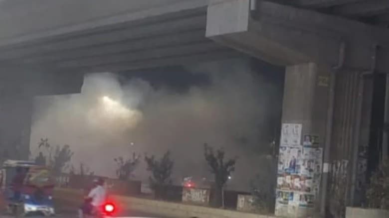 পল্লবী থানার সামনে ককটেল বিস্ফোরণ