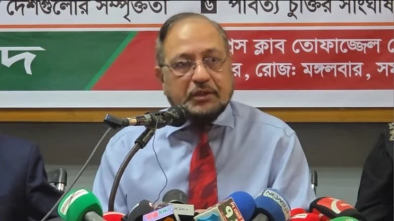 ভারত টুকরো টুকরো না হওয়া পর্যন্ত বাংলাদেশকে শান্তিতে থাকতে দিবে না: আমান আযমী