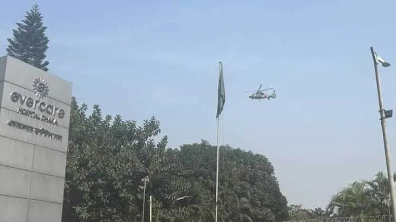 এভারকেয়ারে সেনাবাহিনীর হেলিকপ্টারের পরীক্ষামূলক অবতরণ-উড্ডয়ন