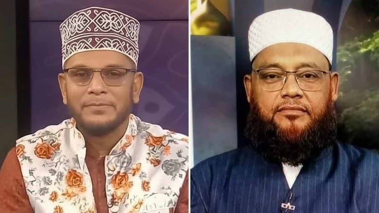 আমতলী কামিল মাদ্রাসার গভর্ণিংবডির সভাপতি ড. মিজান ও বিদ্যুৎসাহী প্রতিনিধি লুৎফর রহমান