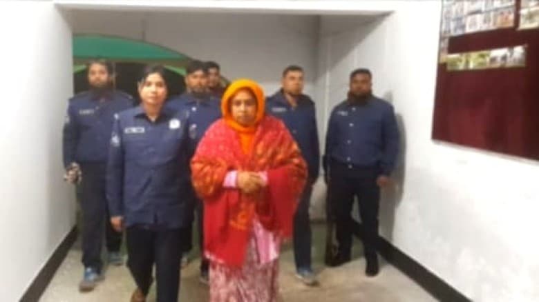 মনোয়ার হোসেনের ওপর হামলায় পাঁচবিবি ইউপি মেম্বার নুরবানু জেল হাজতে