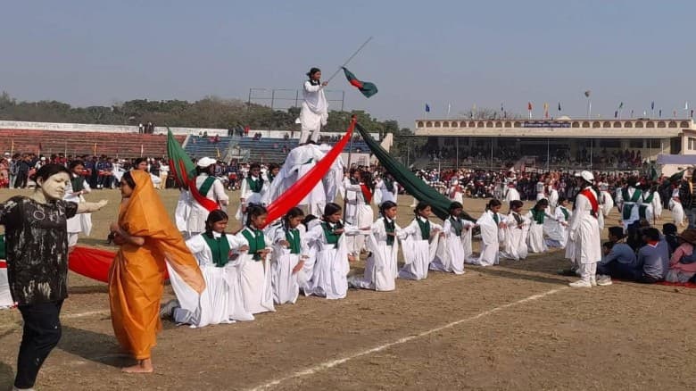 চাঁপাইনবাবগঞ্জে যথাযোগ্য মর্যাদায় বিজয় দিবস উদযাপন