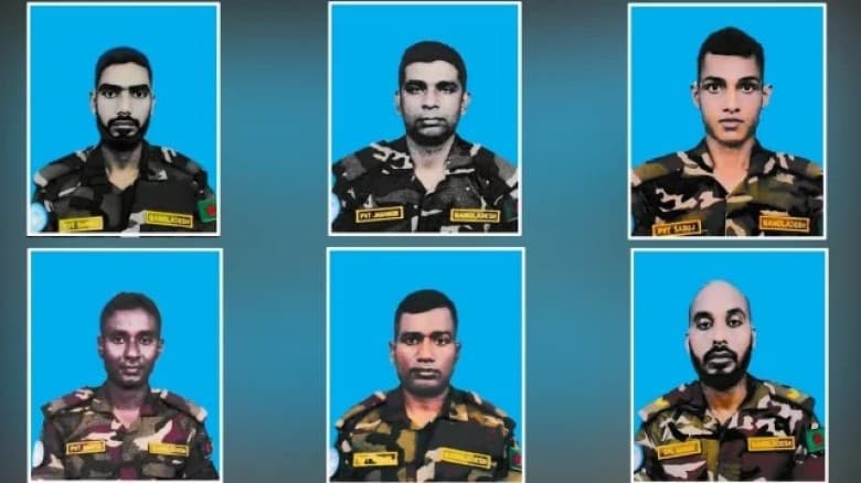 সুদানে শহীদ ৬ বাংলাদেশি শান্তিরক্ষীর মরদেহ ঢাকায়