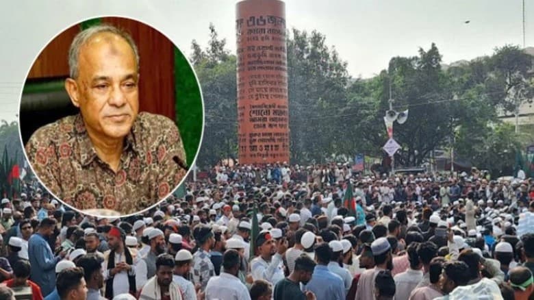 স্বরাষ্ট্র উপদেষ্টার পদত্যাগে ২৪ ঘণ্টার আলটিমেটাম