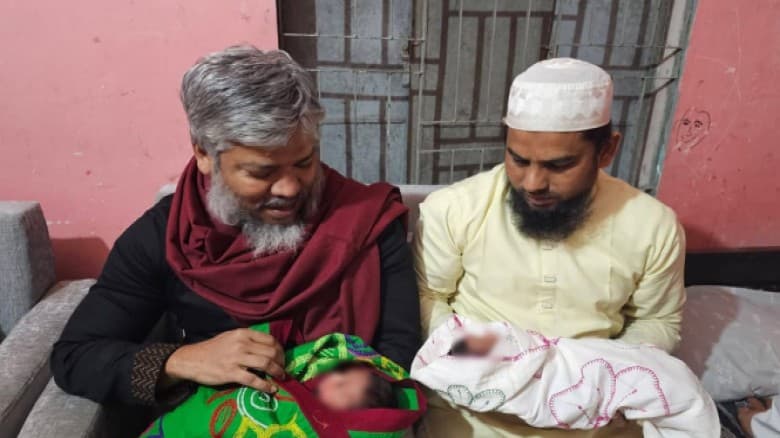 জামায়াত কর্মী যমজ সন্তানের নাম রাখলেন ওসমান ও হাদি