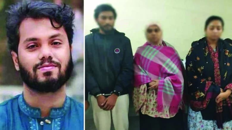 হাদি হত্যা মামলায় ফয়সালের স্ত্রী, বান্ধবী ও শ্যালকের দায় স্বীকার