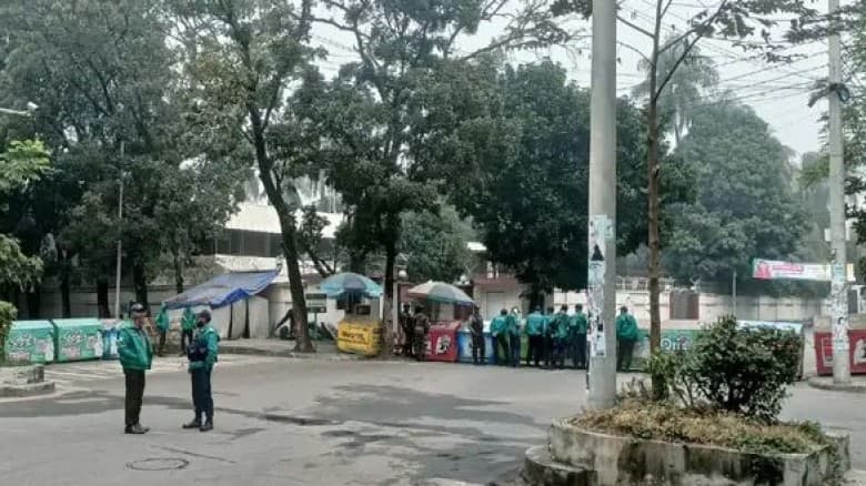 গুলশানে তারেক রহমানের বাসভবন ঘিরে কড়া নিরাপত্তা ব্যবস্থা