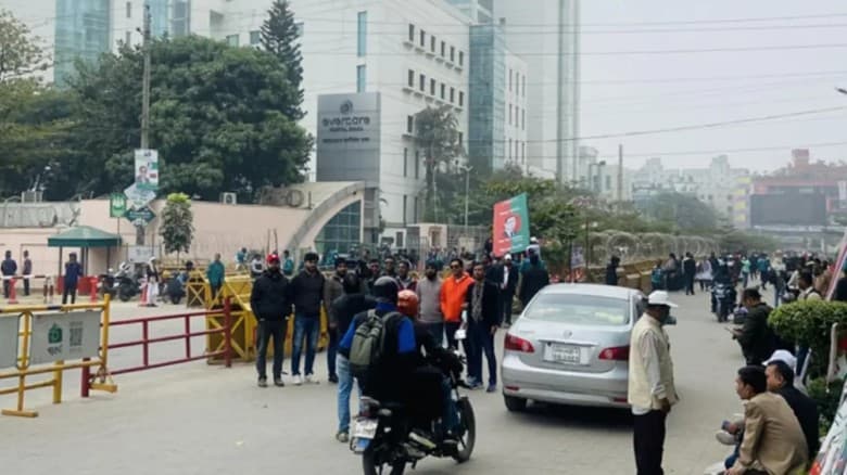 এভারকেয়ার হাসপাতাল এলাকায় নিরাপত্তা জোরদার