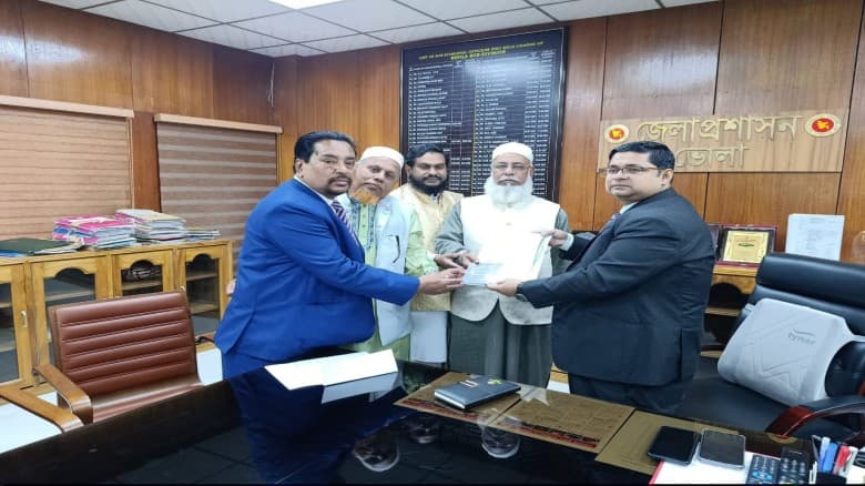 মনোনয়ন ফর্ম সংগ্রহ করেছেন ভোলা-৪ আসনে বাংলাদেশ জামায়াতে ইসলামি মনোনীত এমপি প্রার্থী