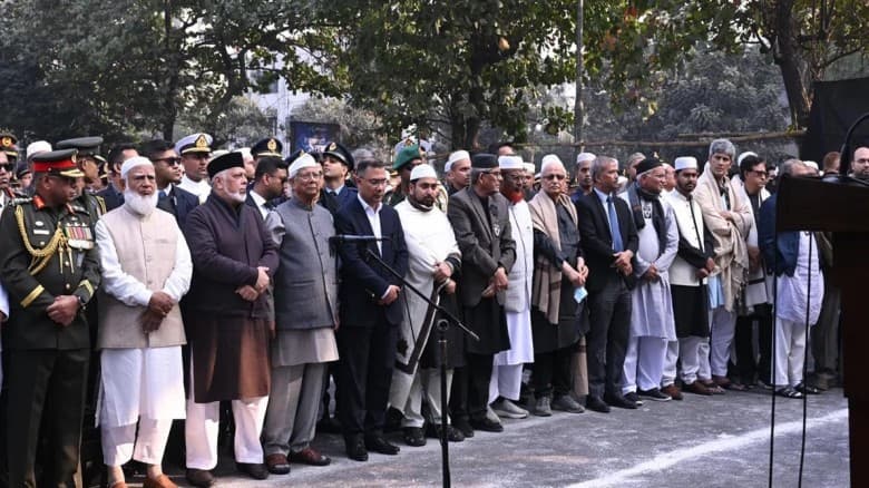 খালেদা জিয়ার জানাজায় ছিলেন জামায়াতের যেসব নেতা