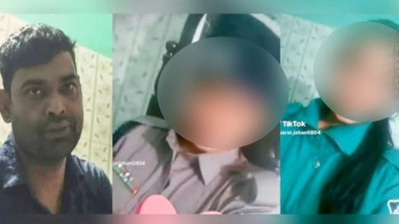 পুলিশ কনস্টেবল স্বামীর পোশাক পরে টিকটকে স্ত্রী,  থানা থেকে প্রত্যাহার স্বামী