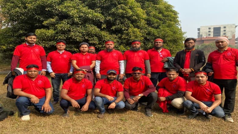 ভোট বিক্রি মানে বিবেক বিক্রি”—এই স্লোগানে অবস্থান কর্মসূচি পালন জে ইউ কলিগস্ ইউনিটির