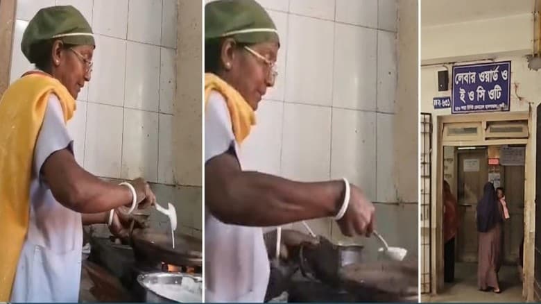 অপারেশন থিয়েটারের ভেতর রান্নাঘর, পিঠা বানাচ্ছেন নার্সরা