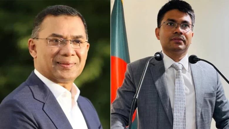 তারেক রহমানের সঙ্গে কলকাতাস্থ বাংলাদেশ উপ-হাইকমিশনের প্রেস সচিবের সাক্ষাৎ